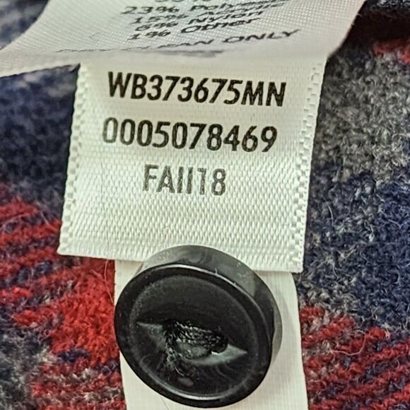 Wallin & Bros Red/Grey Wool Blend Plaid Long Sleeve Shirt, Men's Large - Picture 7 of 10